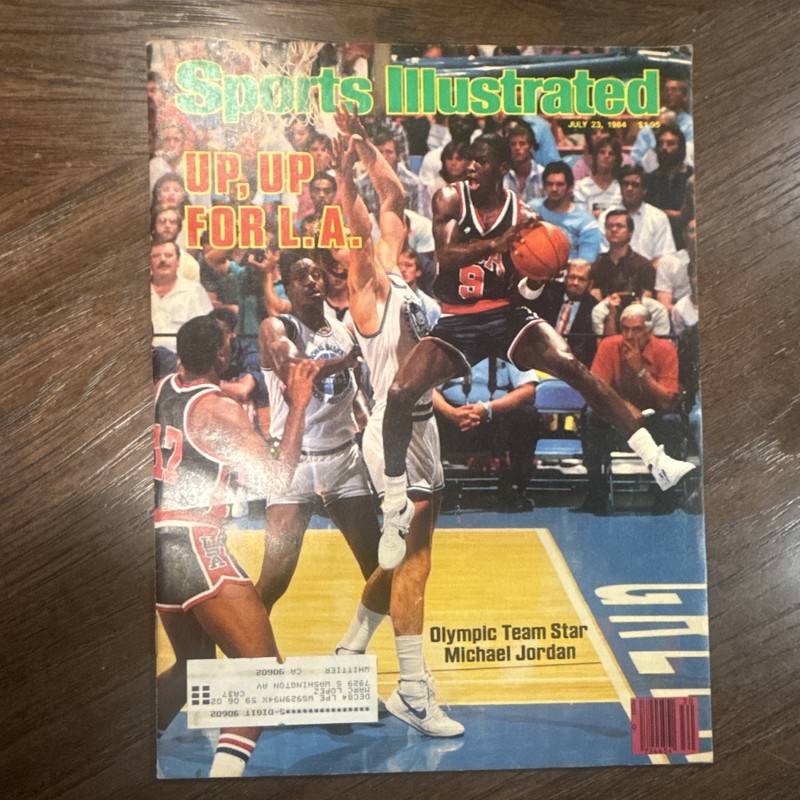 Sports Illustrated July 23 1984 Up Up for L.A. Michael Jordan Olympic Team