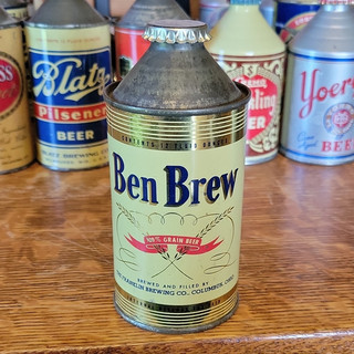 Ben Brew Cone Top Beer Can w/cap Sparkling Brewing Co. Columbus OH. 151(17).