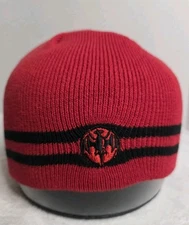2011 Red and Black Embroidered Bacardi Together Beanie