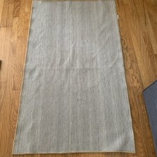 Ruggable Washable Rug And Pad Set 3  x5  Neutral Grass cloth