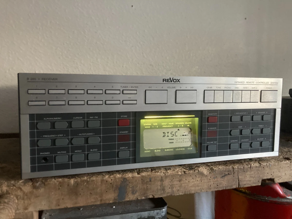 REVOX B285 + B205 Control remoto / Sistema de control remoto infrarrojo receptor