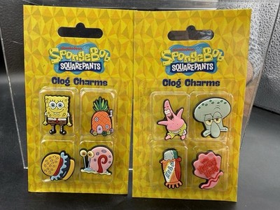 Offizieller SpongeBob Schwammkopf Clog/Kroko Charms Deko Jibbitz - 8 Stück