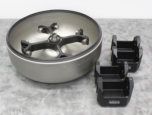 Thermo Scientific 75006435 Bioshield Centrifuge Rotor 4 x 250mL Swing Buckets - Picture 2 of 6