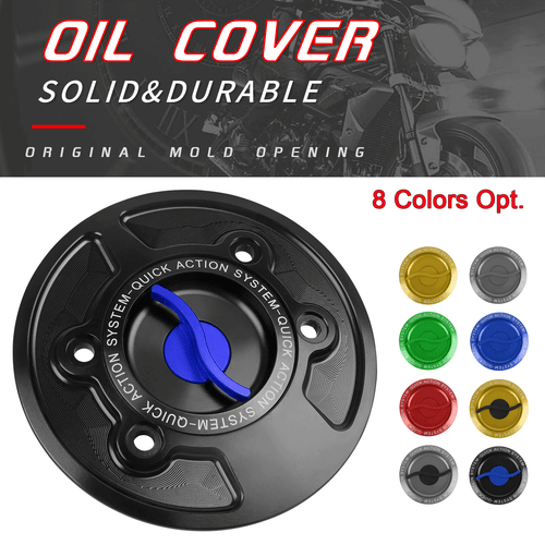 For BMW S1000R Naked 14-20 F800R/S/ST 05-14 CNC Keyless Fuel Gas Cap Tank Cover