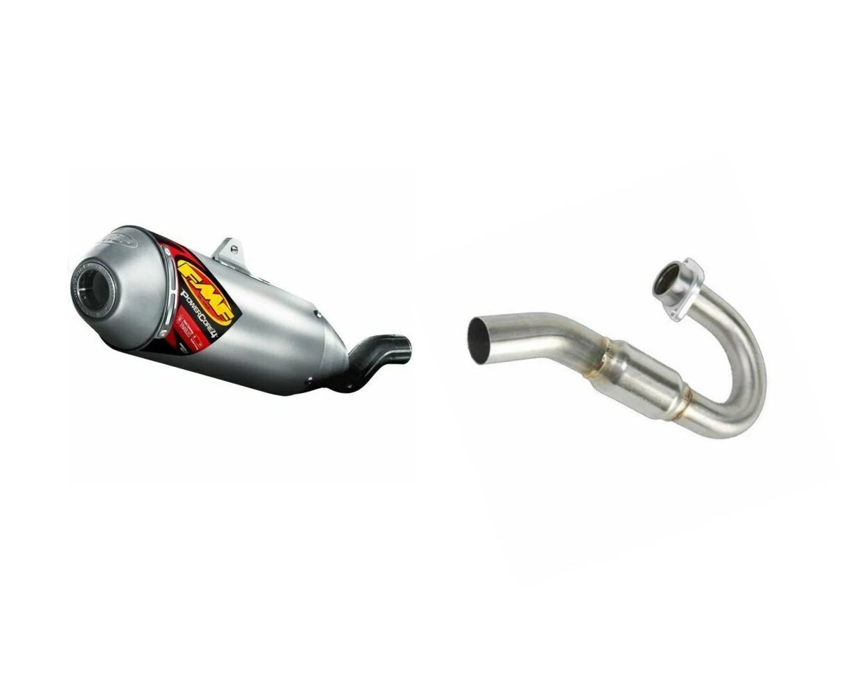 FMF Powercore4 Full Exhaust w Powerbomb Head Pipe Kawasaki KX450F