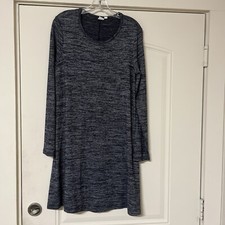 Gap Green large long sleeve Lightweight Swing  dress Fun  Casual Pullover