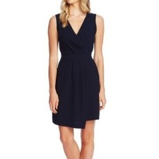 NWT Vince Camuto Parisian Crepe Sleeveless Dress Size 4