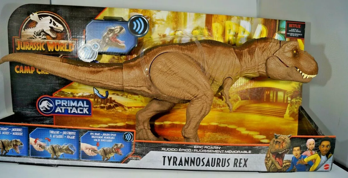 Jurassic World Dinossauro T-rex Rugido Épico - Mattel Gjt60