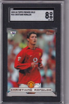 2003-04 Topps Premier Gold 2004 - Cristiano Ronaldo #MU6 (RC) for