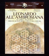 LEONARDO ALL'AMBROSIANA poster poster poster Atlantic Code Pinacoteca A7