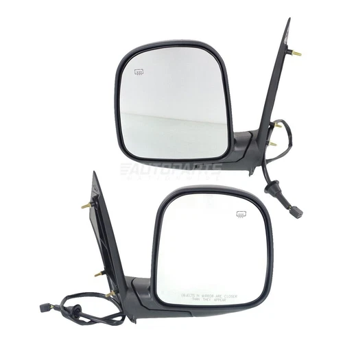 New LH & RH Power Mirror Manual Folding Heated Fits 96-02 Chevrolet Express 1500