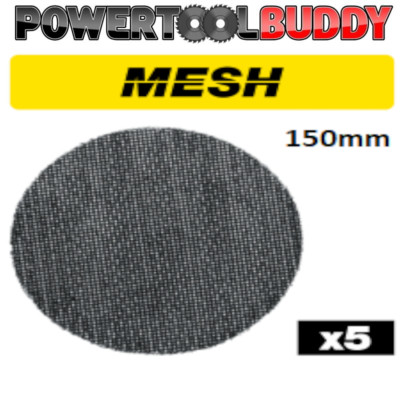 Trend 150 mm Maschenschleifscheiben Random Orbital Abranet 5 Stück