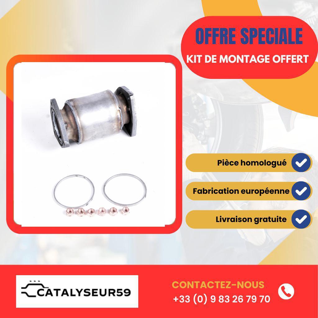 Catalyseur Daewoo Lanos 1.6 L en acier inoxydable robuste pour moteur 1598 cc