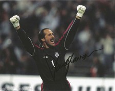 England David Seaman Autographed Signed 8x10 Photo COA B