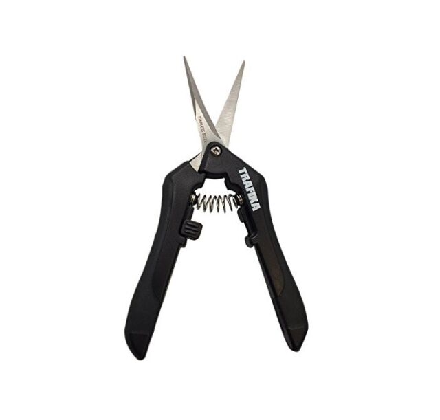 TRAFIKA Curved Blade Trimming Scissors URBAN HYDROPONICS SAVE $$ W/ BAY HYDRO