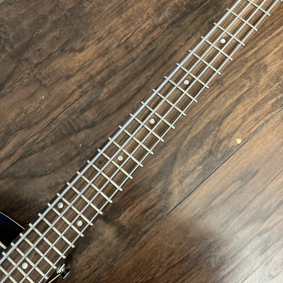 19-тонная микротональная акустическая электрическая бас-гитара 34 лада модифицированная BC Rich уникальная - Изображение 4 из 4
