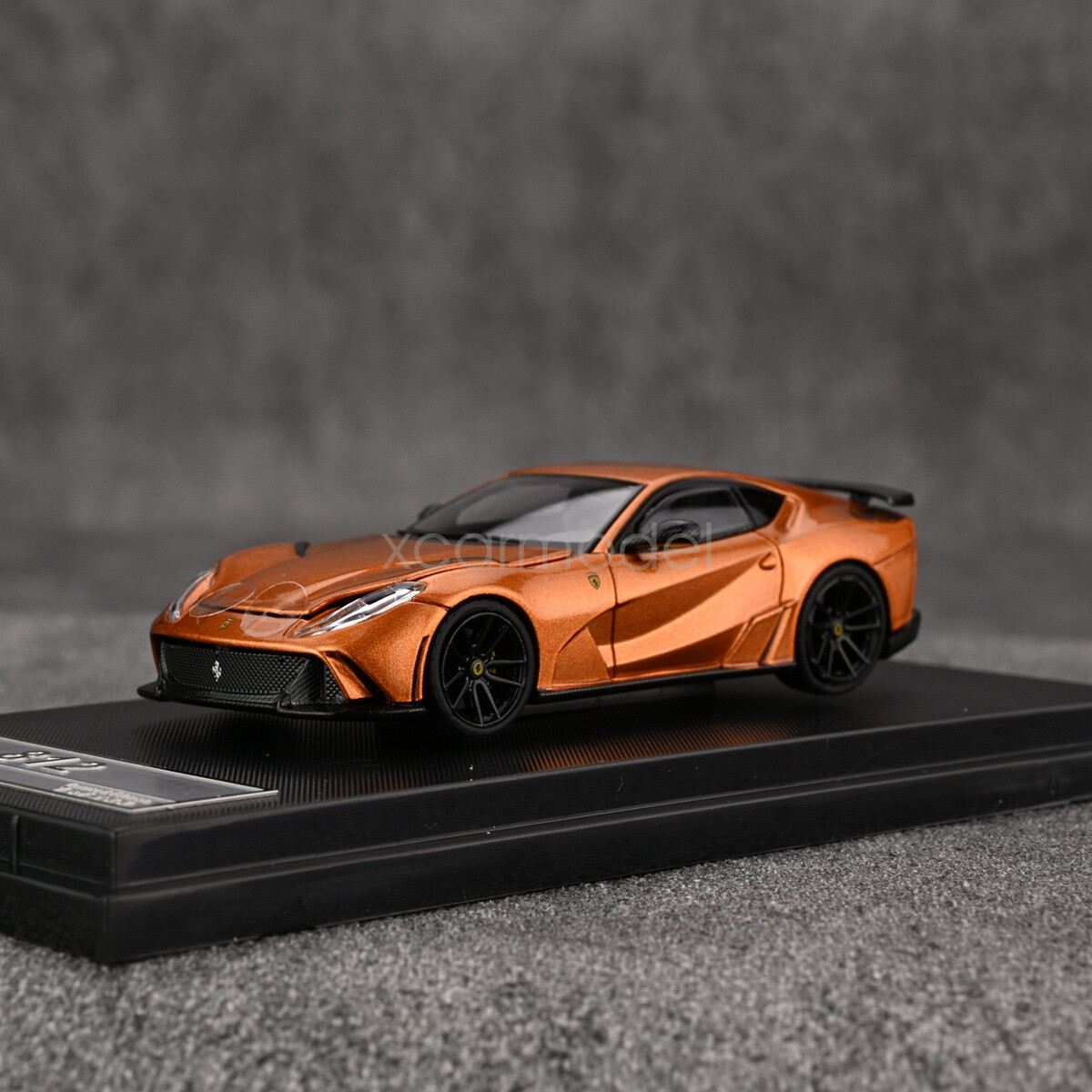 LT 1:64 Scale Orange 812 Novitec Super Racing Sports Diecast Metal Car Model