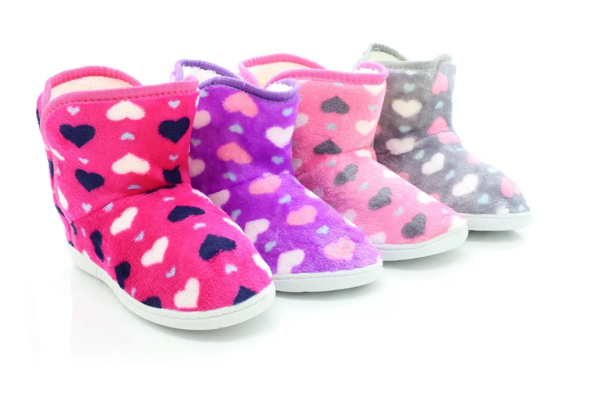 Girls slipper boots deals