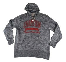 Champion Hoodie Sweatshirt Men s Size Large Heather Gray Physical Education