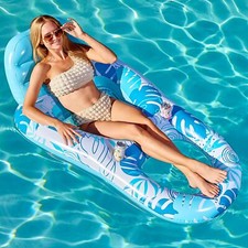 SLOOSH Inflatable Pool Floats Lounger Adult, Pool Float Lounge Raft Floaties.