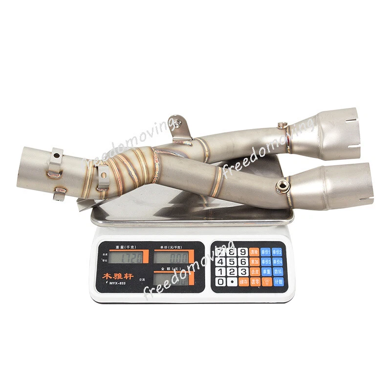 Tubo de escape de conexión media de acero inoxidable deslizable para BMW S1000XR 2020-2023 Foto 2 de 4