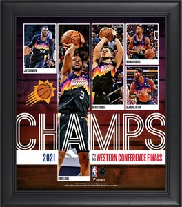 Phoenix Suns Framed 15" x 17" 2021 NBA Western Conference Champions Collage