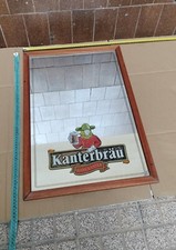 Quadro A Specchio Vintage Pubblicitario Birra Kanterbräu Hans Kanter