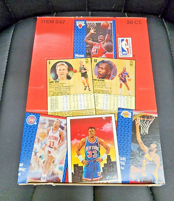 1991-92 Fleer Basketball Wax Box (36) Packs Jordan Pro Visions MINT