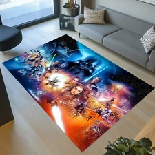 Starwars Rug, Star Wars Rug, Boy Room Rug,  For Kids Room Rug, Area Rug, Fan Rug