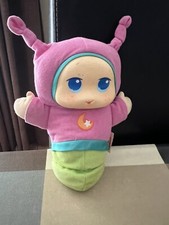 Playskool Lullaby Gloworm Gloworld Pink Night Light Up Toy, Hasbro 2009 Sounds