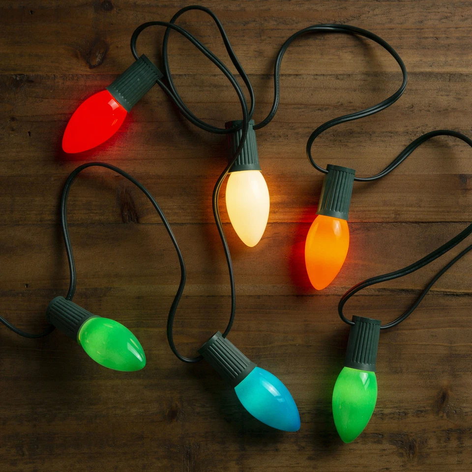 ¡NUEVO! Holiday Living - (2 juegos) luces C9 de cerámica multicolor de 25 quilates - ¡ENVÍO GRATUITO! Foto 2 de 4