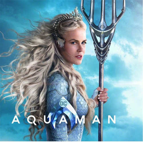 Trident Aquaman 1:1 Steel Alloy 210cm Replica Model Silver Prop Collection Gift - Picture 3 of 13