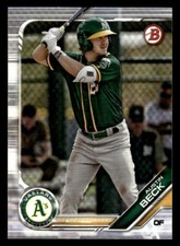 2019 Bowman #BP-141 Austin Beck Prospects Card Oakland Athletics