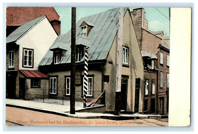 c1910s Where Montcalm had his Headquarters St. Louis Street Quebec CA Postcard