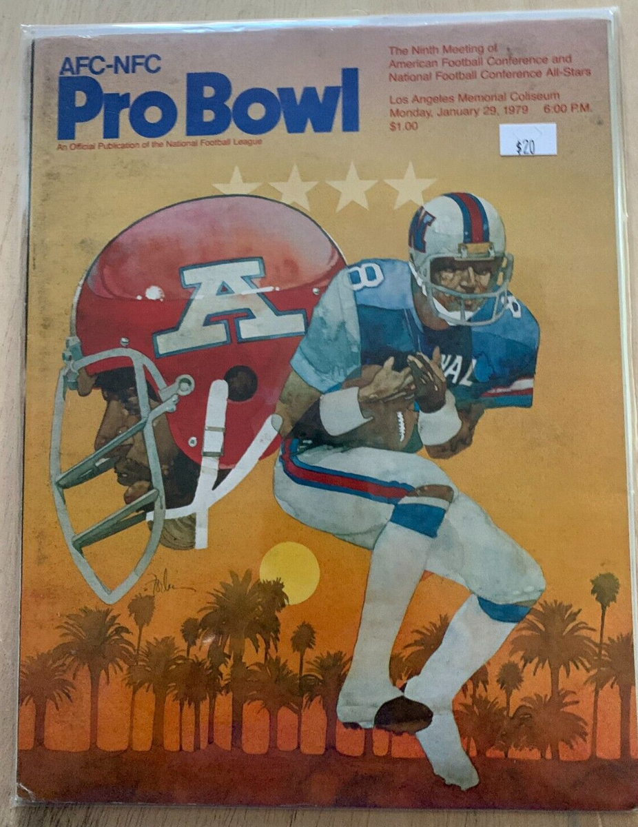 AFC NFC Pro Bowl Game Program January 29, 1979