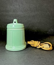Vintage Hankscraft Electric Baby Bottle Warmer Mid Century Nursery Ceramic Green