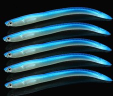 10PCS Soft Fishing Lures Luminous Swimbaits Night Bass Crankbait Baits 5.5"/6.3g