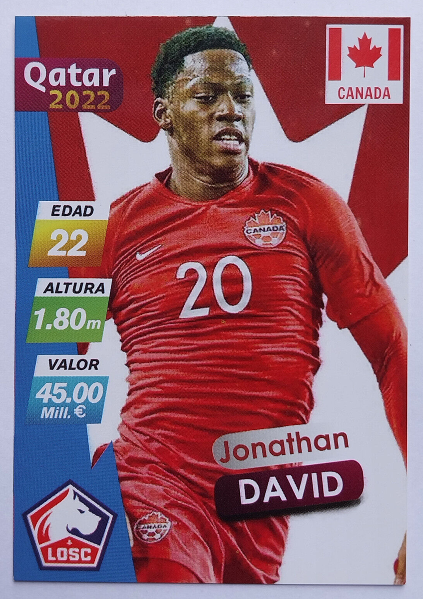 QATAR 2022 EC CARD #X01 JONATHAN DAVID FIFA WORLD CUP South