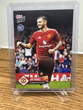 Tarjeta de novato 2024 Topps Now Joe Hugill Manchester UTD STUNNER EN PRETEMPORADA #001