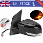 For Ford Focus MK2 2008-2012 Left Gloss Black Door Wing Mirror 6Wires Electric