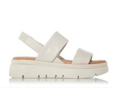 Image of Dune London Location Sandals Ladies Cream Size UK 8 #REF302