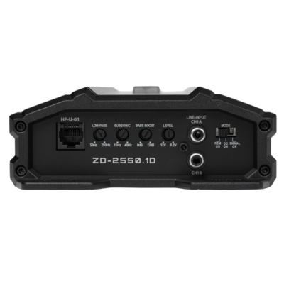Hifonics ZD-2550.1D 1-Channel / Monoblock 2550W Max Class-D Car