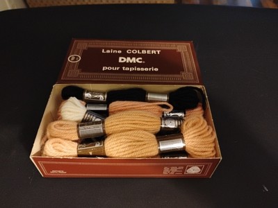 DMC Tapestry Wool 8m x 9 Pack Laine Colbert 100% Pure Assorted Colors 