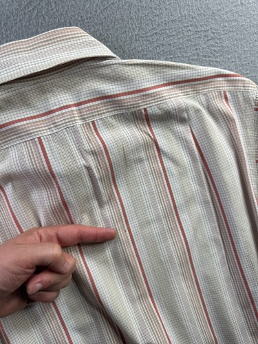 Turnbull & Asser Shirt Mens Large Pastel Striped French Cuff Button Up Cotton - Picture 19 of 23
