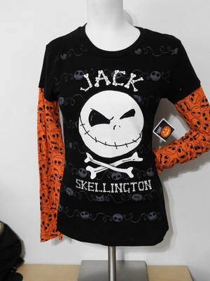 DISNEY JACK SKELLINGTON DOUBLE SIDED SHIRT SIZE S M L XL NEW!