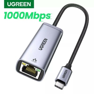 USB TYP-C auf Ethernet Lan Internet Kabel Adapter RJ45 MACbook & USB C Geräte