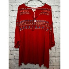 NWT Umgee red boho dress, size M.