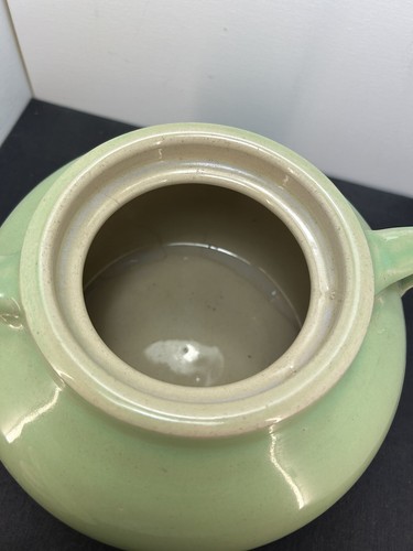Radcliff Potteries Alberta Kanada Keramik Ton Topf grün handgefertigt #3 - Bild 5 von 8