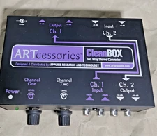 ART  CleanBox. Two Channel Unbalanced to Balanced Line Converter .NOS.