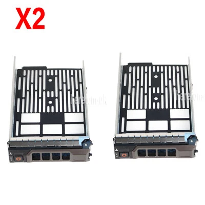 2PCS 3.5" SAS SATA Hard Drive Tray Caddy For Dell POWEREDGE T640 T440